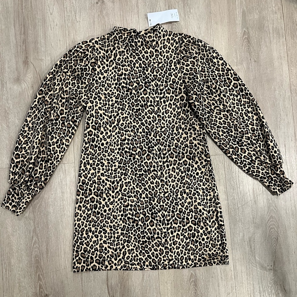 NWT! Micro mini Leopard dress